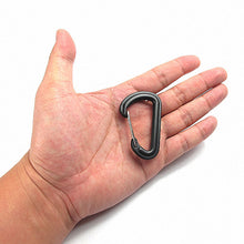 5 Plastic Carabiner D-Ring Key Chains - FitPug.com