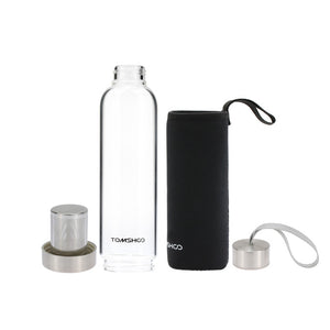 Tea Infusers Glass Bottle 550ml - FitPug.com