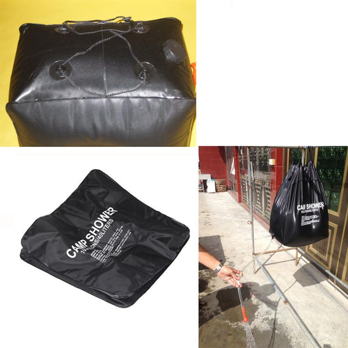 10 Gallon Solar Energy Heated Camping Shower Bag (40 Liter) - FitPug.com