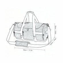 Large Gym Bag with Multiple Compartments & Shoes Storage - FitPug.com