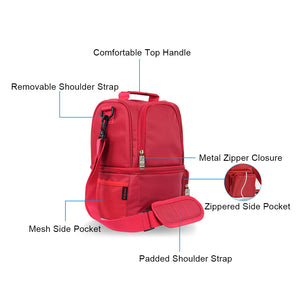 USB Heated Insulated Lunch Bag, Warm & Cold Regimes - FitPug.com