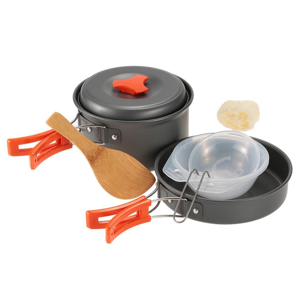 6 Piece Set Camping Cookware - FitPug.com