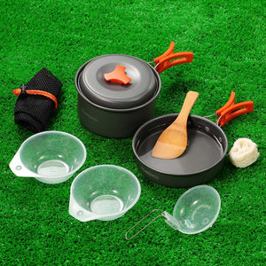 6 Piece Set Camping Cookware - FitPug.com