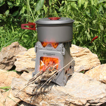 Light Foldable Titanium Wood Stove - FitPug.com