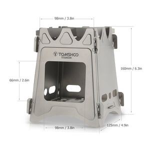Light Foldable Titanium Wood Stove - FitPug.com