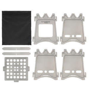 Light Foldable Titanium Wood Stove - FitPug.com
