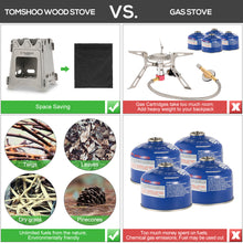 Light Foldable Titanium Wood Stove - FitPug.com