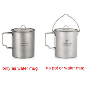 2in1 Titanium Cooking Pot & Water Mug - FitPug.com