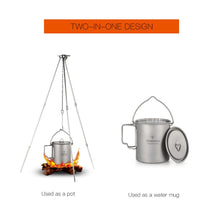 2in1 Titanium Cooking Pot & Water Mug - FitPug.com
