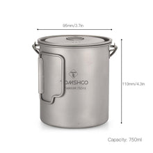 2in1 Titanium Cooking Pot & Water Mug - FitPug.com