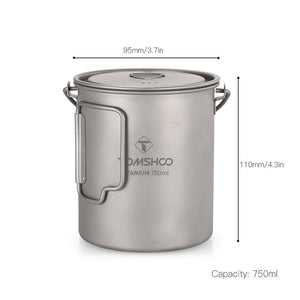 2in1 Titanium Cooking Pot & Water Mug - FitPug.com