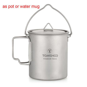 2in1 Titanium Cooking Pot & Water Mug - FitPug.com
