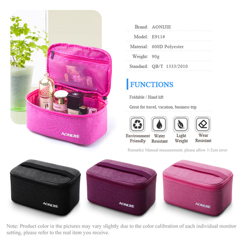 Travel Toiletry Cosmetic Organizer Bag - FitPug.com