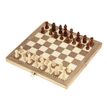 Wooden Foldable Chess & Backgammon Set - FitPug.com