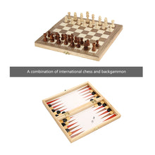 Wooden Foldable Chess & Backgammon Set - FitPug.com
