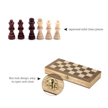 Wooden Foldable Chess & Backgammon Set - FitPug.com
