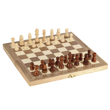 Wooden Foldable Chess & Backgammon Set - FitPug.com