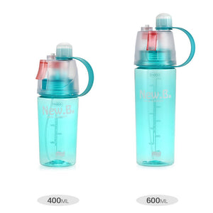 Mist Spray Water Bottle - 400 & 600 ML Sizes - FitPug.com