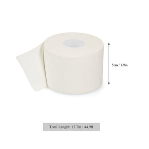 Medical Athletic Tape - 44.9 ft - 13.7 m Size, No Sticky Residue - FitPug.com