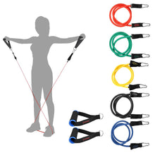 17 Piece Resistance Bands Set - Fitness, Cross-ft & Yoga Exercise Equipment, with a Bag - FitPug.com