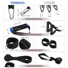 17 Piece Resistance Bands Set - Fitness, Cross-ft & Yoga Exercise Equipment, with a Bag - FitPug.com
