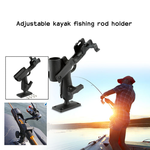 360-Degree Adjustable Boat Fishing Rod Holder - FitPug.com