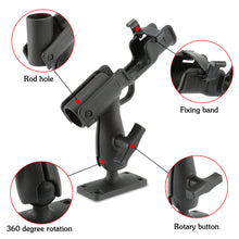 360-Degree Adjustable Boat Fishing Rod Holder - FitPug.com