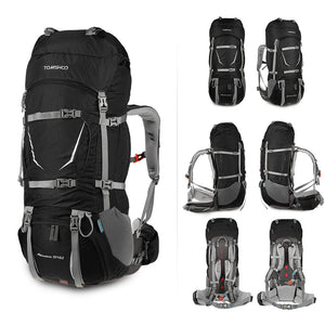 70+5L Outdoor Backpack with Rain Cover - FitPug.com