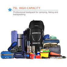 70+5L Outdoor Backpack with Rain Cover - FitPug.com