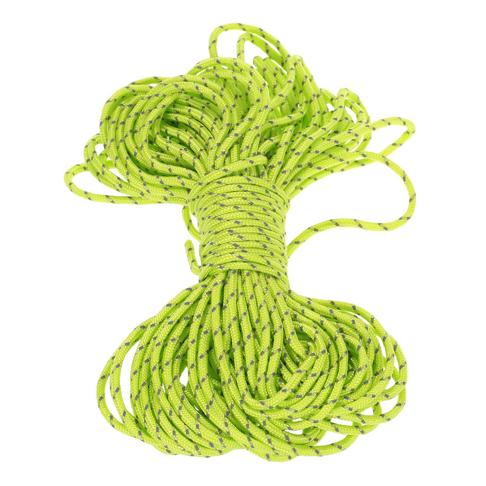 20m Multifunctional Reflective Paracord Rope - 2mm 1 Strand - FitPug.com