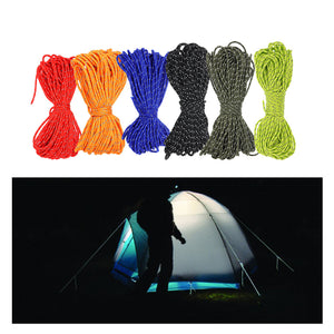 20m Multifunctional Reflective Paracord Rope - 2mm 1 Strand - FitPug.com