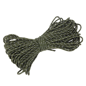 20m Multifunctional Reflective Paracord Rope - 2mm 1 Strand - FitPug.com