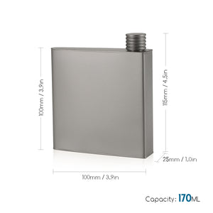 Titanium Travel Outdoors Drink Flask - FitPug.com
