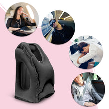 Comfortable Inflatable Travel Pillow with a Bag - FitPug.com