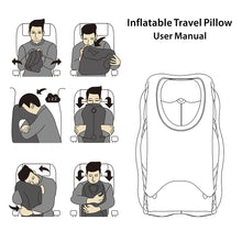 Comfortable Inflatable Travel Pillow with a Bag - FitPug.com