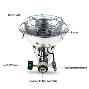 Camping Gas Heater with a Stand - FitPug.com
