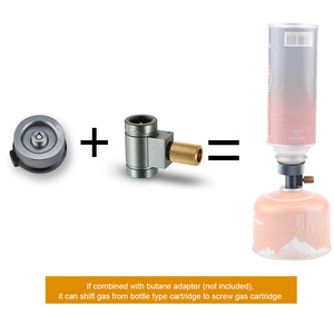 Gas Canister Refill Adapter with Gas Cartridge Converter Head - FitPug.com