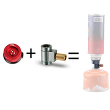 Gas Canister Refill Adapter with Gas Cartridge Converter Head - FitPug.com