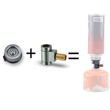 Gas Canister Refill Adapter with Gas Cartridge Converter Head - FitPug.com