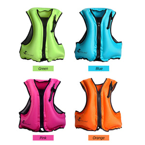 Adult Inflatable Life Jacket - Swimming Vest - FitPug.com