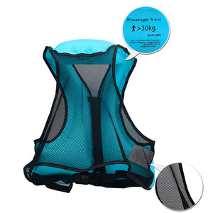 Adult Inflatable Life Jacket - Swimming Vest - FitPug.com