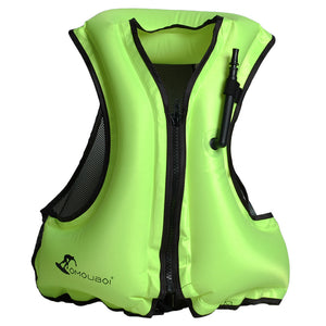 Adult Inflatable Life Jacket - Swimming Vest - FitPug.com