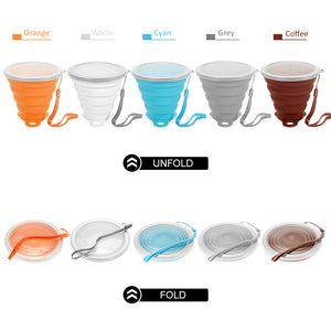 Collapsible Outdoor Travel Water Cup - FitPug.com