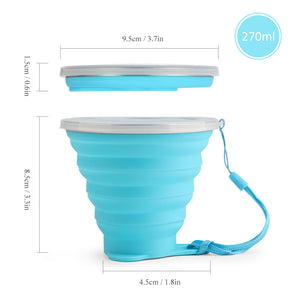 Collapsible Outdoor Travel Water Cup - FitPug.com