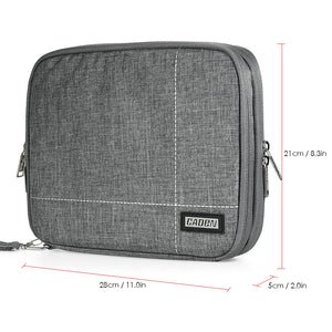 Double Layer Water-resistant Electronic & USB Cable Organizer Bag - FitPug.com