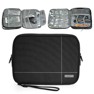 Double Layer Water-resistant Electronic & USB Cable Organizer Bag - FitPug.com