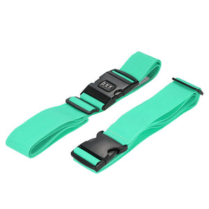 Set of 2 Travel Luggage Straps with 3 Dial Combo Lock - FitPug.com
