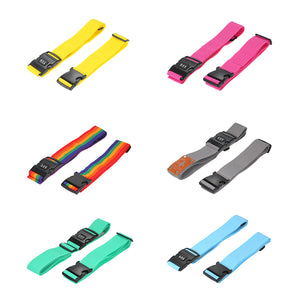 Set of 2 Travel Luggage Straps with 3 Dial Combo Lock - FitPug.com
