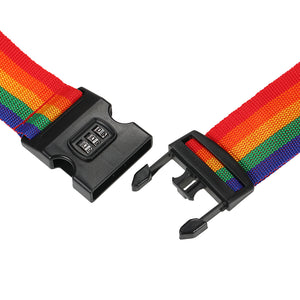 Set of 2 Travel Luggage Straps with 3 Dial Combo Lock - FitPug.com