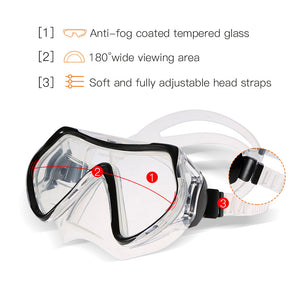 Safe & Professional Scuba Diving Set with Quick Dry Bag - FitPug.com